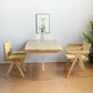 Modern Brown Solid Wood Table Specialty Dining Table for Home