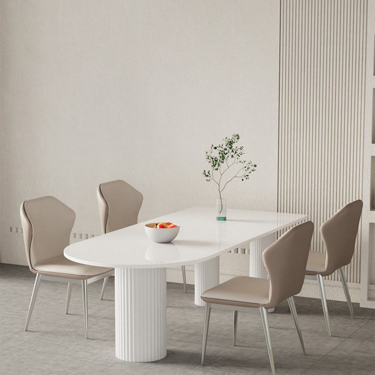 Simplicity Style 3-foot Furniture Stone Dining Room Collection Clearhalo 'Dining Tables & Seating' 'Dining Tables' 'dining_table' 'furn' 'furn_dining_table' 'Furniture' 'Kitchen & Dining Furniture' 5785330