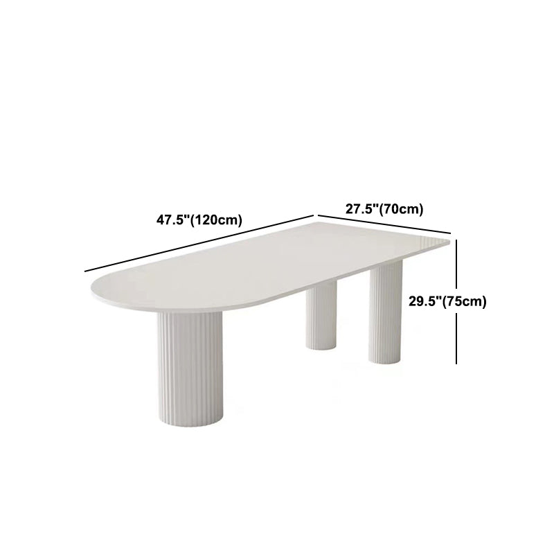 Simplicity Style 3-foot Furniture Stone Dining Room Collection Clearhalo 'Dining Tables & Seating' 'Dining Tables' 'dining_table' 'furn' 'furn_dining_table' 'Furniture' 'Kitchen & Dining Furniture' 5785334
