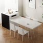 Modern Style Dining Table Sintered Stone Rectangle Table for Kitchen
