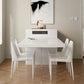 Modern Style Dining Table Sintered Stone Rectangle Table for Kitchen