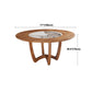 Contemporary Turntable Round Dining Table Ash Wood Sled Base Dining Table Clearhalo 'Dining Tables & Seating' 'Dining Tables' 'dining_table' 'furn' 'furn_dining_table' 'Furniture' 'Kitchen & Dining Furniture' 5785461