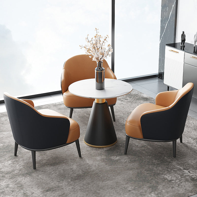 Metal Mesa de piedra sinterizada de metal de lujo tradicional de lujo para el hogar para el hogar