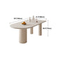 Free Form Table Modern Stone Top Dining Table with 3 Legs for Home Clearhalo 'Dining Tables & Seating' 'Dining Tables' 'dining_table' 'furn' 'furn_dining_table' 'Furniture' 'Kitchen & Dining Furniture' 5785669