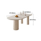 Free Form Table Modern Stone Top Dining Table with 3 Legs for Home Clearhalo 'Dining Tables & Seating' 'Dining Tables' 'dining_table' 'furn' 'furn_dining_table' 'Furniture' 'Kitchen & Dining Furniture' 5785670