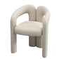 Matte Finish Dining Chair Designer Style Velvet Restaurant Arm Chair