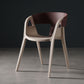 Scandinavian Open Back Side Chair Plastic Arm Chair for Home Use