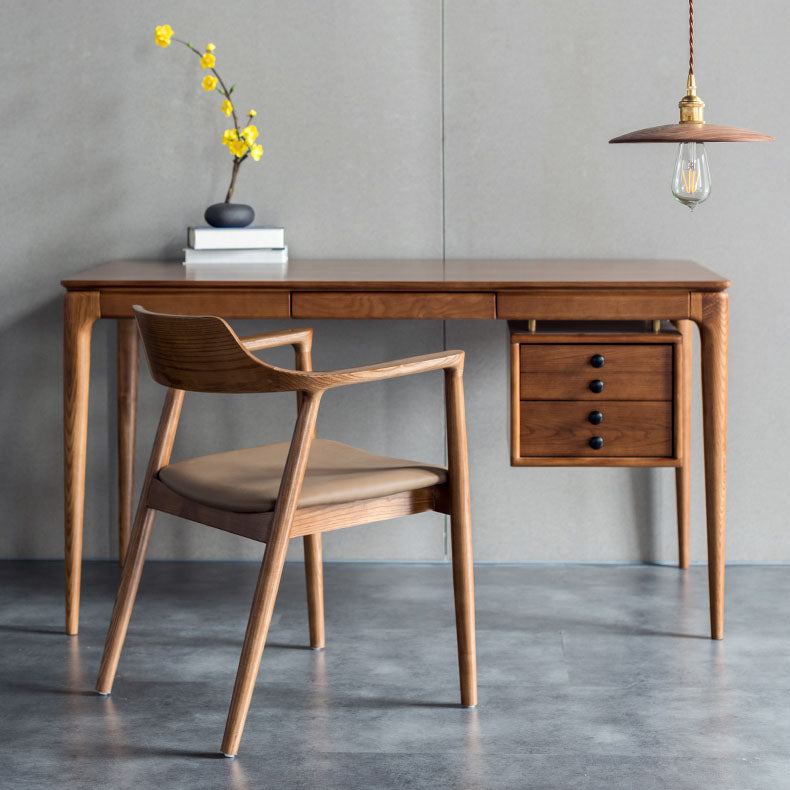 Silla de brazo estilo tradicional cena silla de espalda abierta con patas de madera