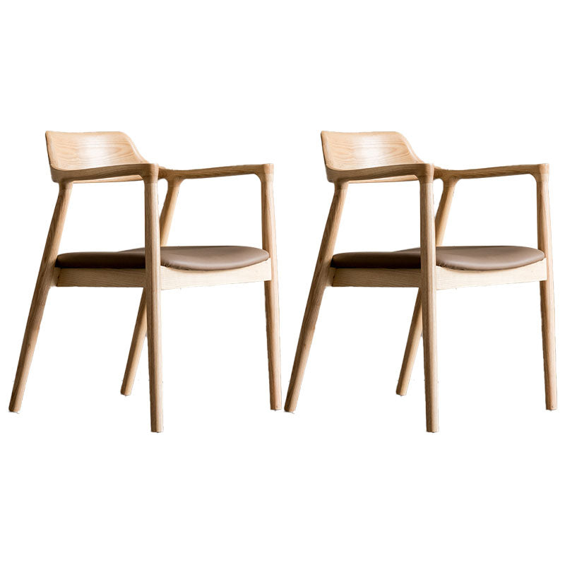 Silla de brazo estilo tradicional cena silla de espalda abierta con patas de madera