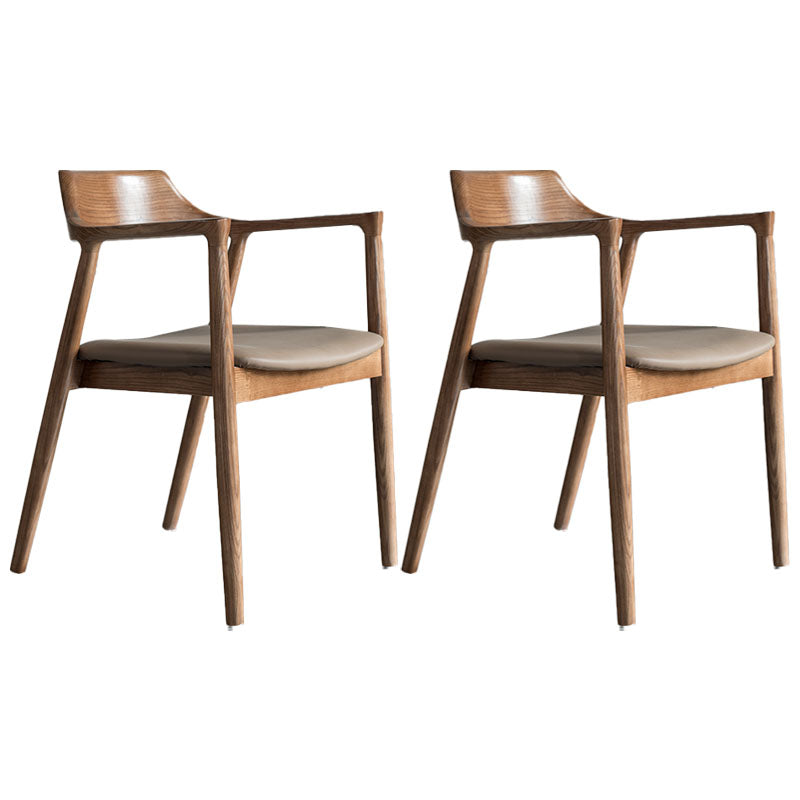 Silla de brazo estilo tradicional cena silla de espalda abierta con patas de madera