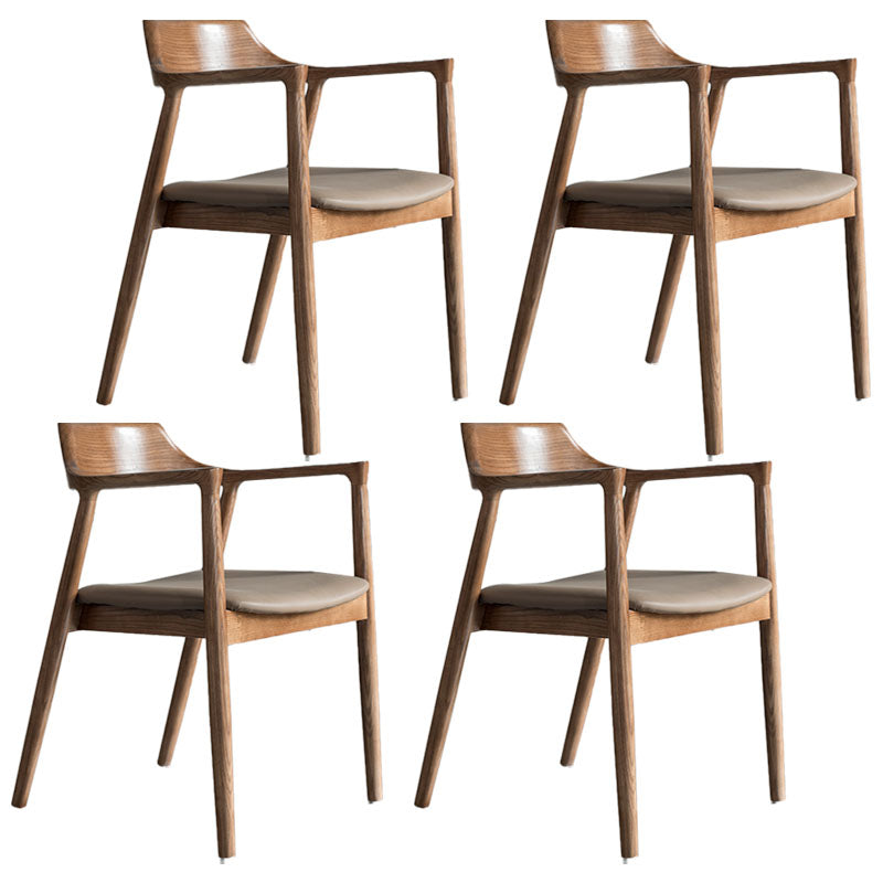 Silla de brazo estilo tradicional cena silla de espalda abierta con patas de madera