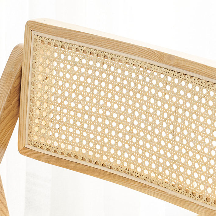 Silla sin brazo silla lateral plegable de estilo tradicional con patas de madera para cocina