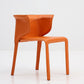 Leather Dining Chair Minimalist Style Wingback Armless Dining Chair