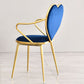 Scandinavian Style Velvet Dining Chairs for Home Arm Solid Back Dining Side Chair