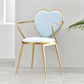 Scandinavian Style Velvet Dining Chairs for Home Arm Solid Back Dining Side Chair