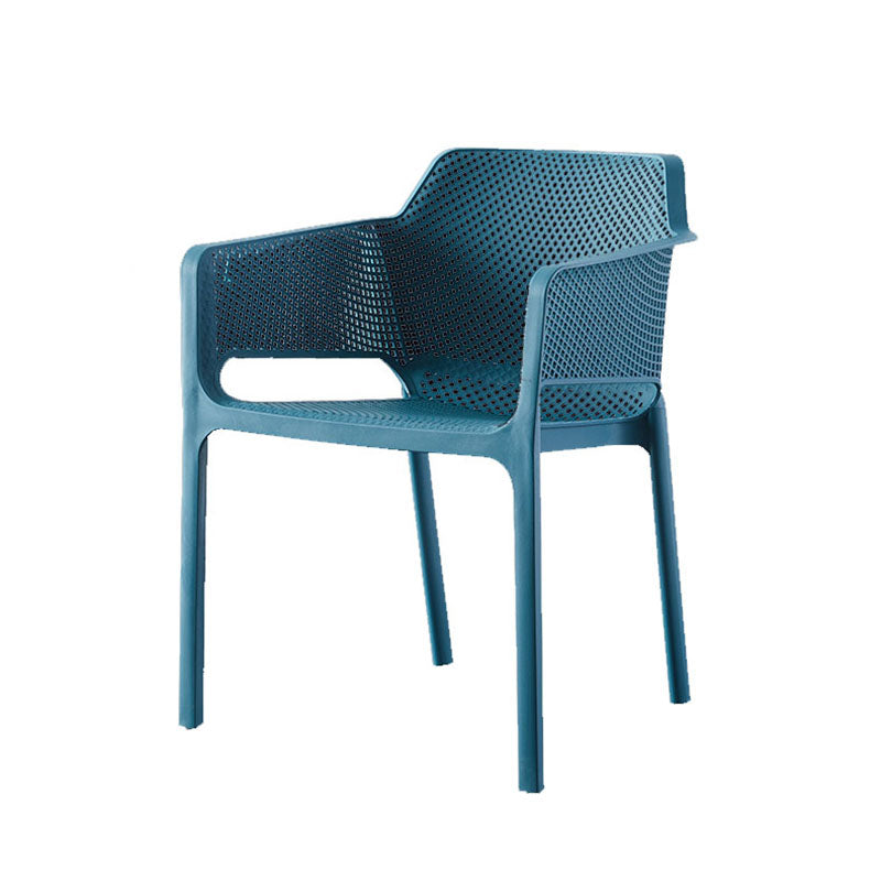 Contemporary Stackable Chair Dining Arm Chairs with Plastic Legs Clearhalo 'Dining Chairs' 'Dining Tables & Seating' 'dining_chair' 'furn' 'furn_dining_chair' 'Furniture' 'Kitchen & Dining Furniture' 5786032