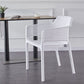 Contemporary Stackable Chair Dining Arm Chairs with Plastic Legs Clearhalo 'Dining Chairs' 'Dining Tables & Seating' 'dining_chair' 'furn' 'furn_dining_chair' 'Furniture' 'Kitchen & Dining Furniture' 5786039