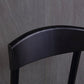 Industrial Oak Open Side Chair Matte Finish Wood Dining Chair