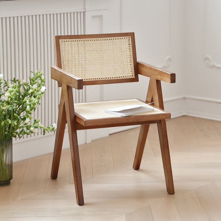 Sillas de estilo tradicional sillas de brazo de cocina de comedor con patas de madera