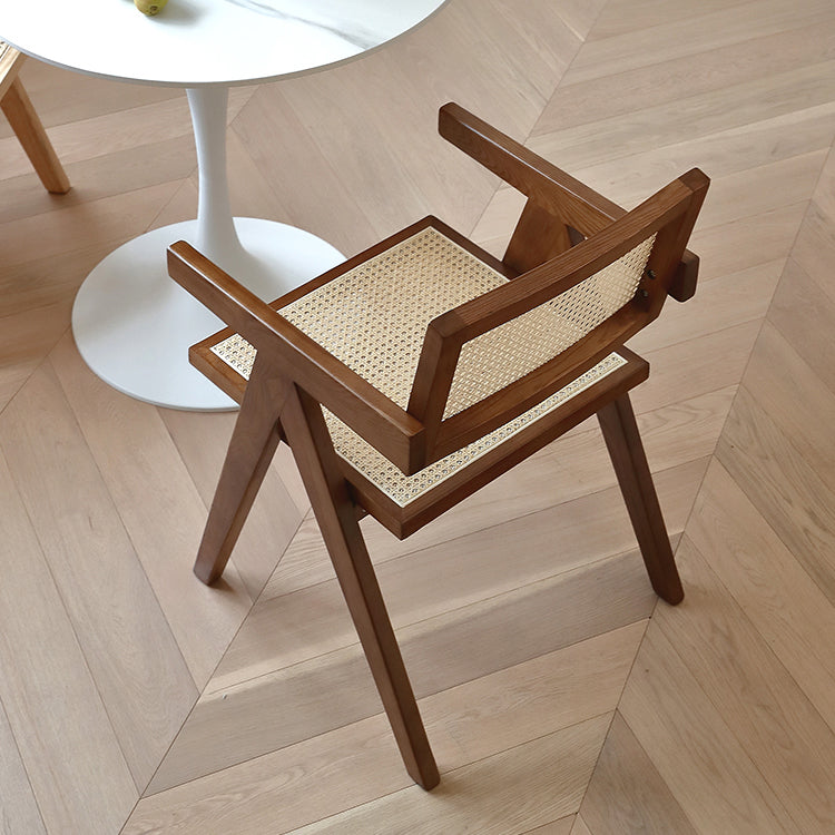 Sillas de estilo tradicional sillas de brazo de cocina de comedor con patas de madera