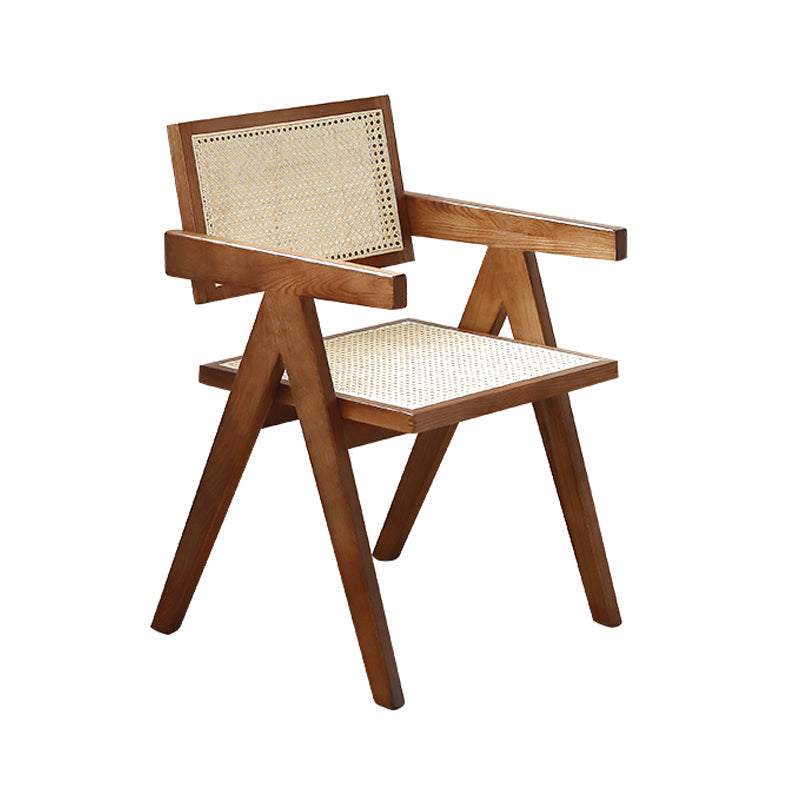 Sillas de estilo tradicional sillas de brazo de cocina de comedor con patas de madera