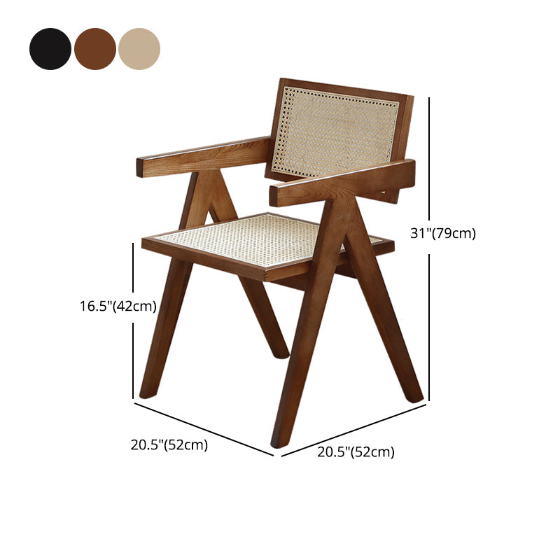 Sillas de estilo tradicional sillas de brazo de cocina de comedor con patas de madera