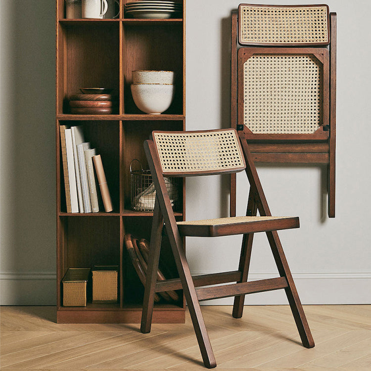 Chaises de style traditionnel pour manger des chaises sans bras avec des jambes en bois
