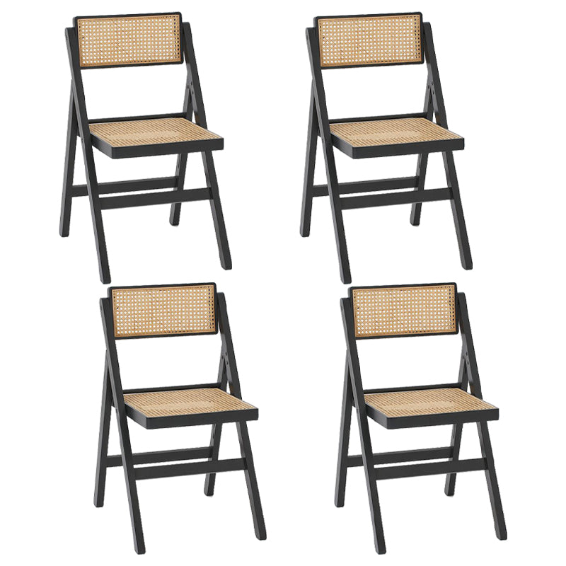 Chaises de style traditionnel pour manger des chaises sans bras avec des jambes en bois