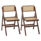 Chaises de style traditionnel pour manger des chaises sans bras avec des jambes en bois