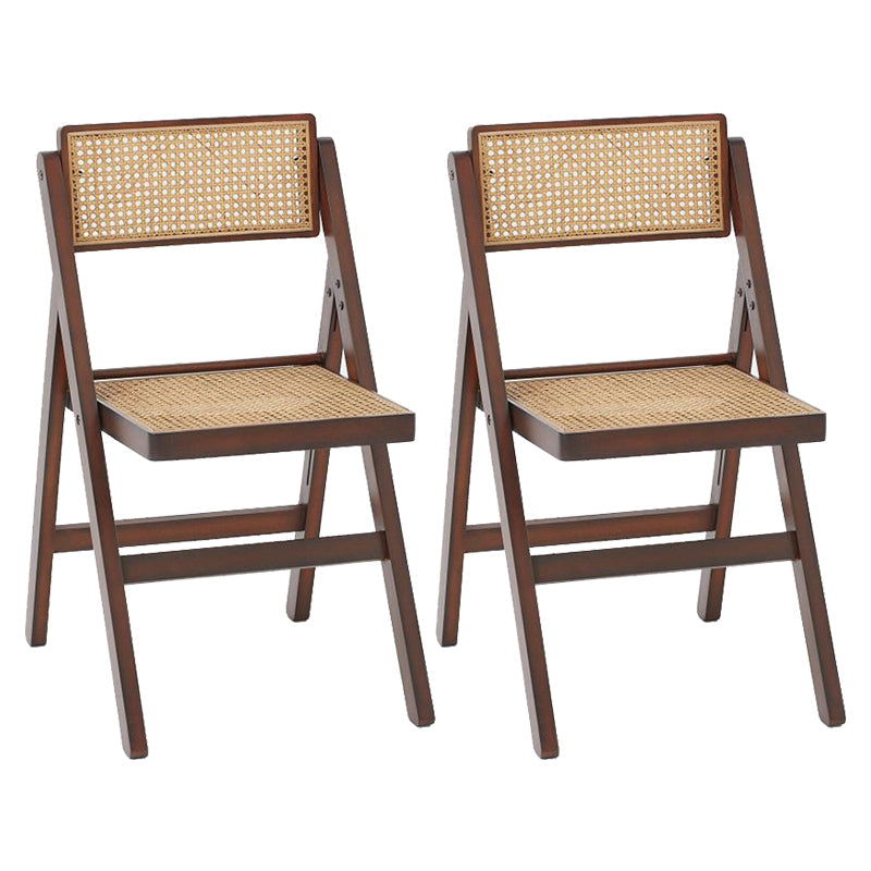 Chaises de style traditionnel pour manger des chaises sans bras avec des jambes en bois