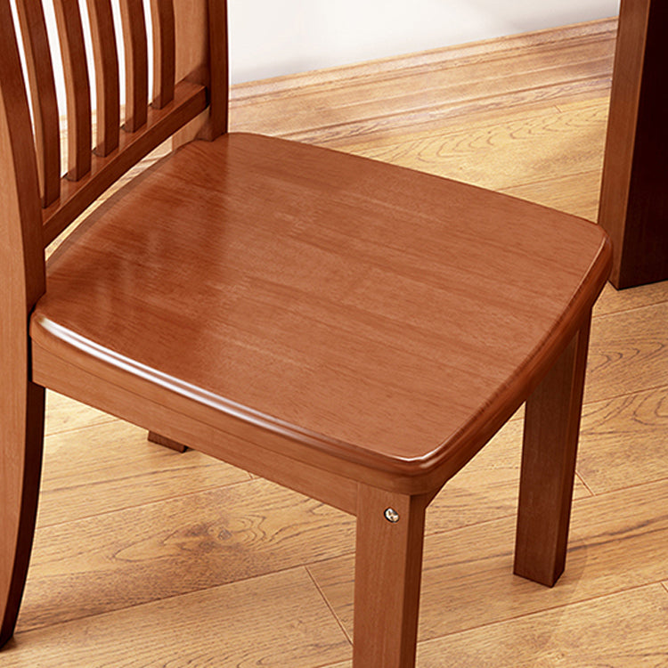 Traditional Style Chair Dining Kitchen Armless Chairs with Wooden Legs Clearhalo 'Dining Chairs' 'Dining Tables & Seating' 'dining_chair' 'furn' 'furn_dining_chair' 'Furniture' 'Kitchen & Dining Furniture' 5786160