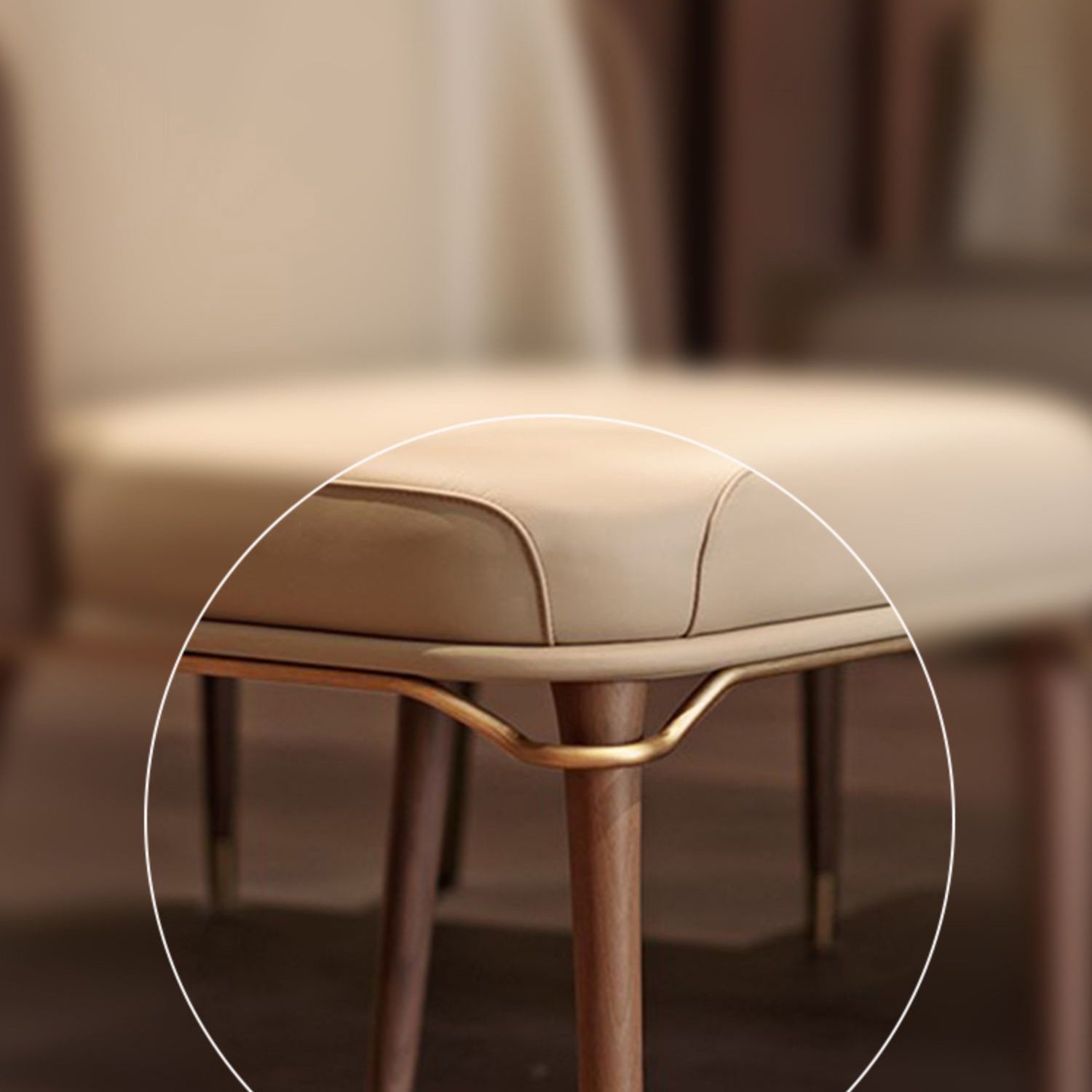 Solid Back Chair Scandinavian Design Armless Leather Dining Chair Clearhalo 'Dining Chairs' 'Dining Tables & Seating' 'dining_chair' 'furn' 'furn_dining_chair' 'Furniture' 'Kitchen & Dining Furniture' 5786206
