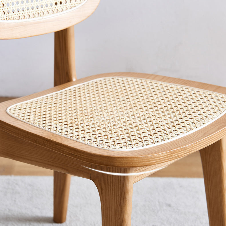 Open Back Side Chair Scandinavian Design Wood Dining Room Chairs Clearhalo 'Dining Chairs' 'Dining Tables & Seating' 'dining_chair' 'furn' 'furn_dining_chair' 'Furniture' 'Kitchen & Dining Furniture' 5786220