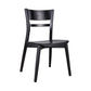 Industrial Home Open Back Chair Matte Finish Wood Dining Chair Clearhalo 'Dining Chairs' 'Dining Tables & Seating' 'dining_chair' 'furn' 'furn_dining_chair' 'Furniture' 'Kitchen & Dining Furniture' 5786251