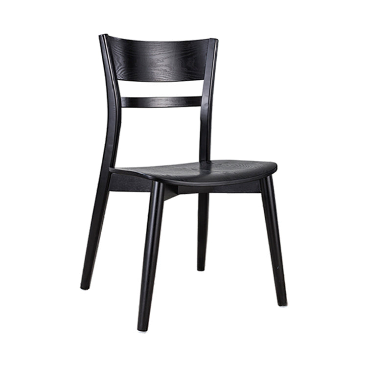 Industrial Home Open Back Chair Matte Finish Wood Dining Chair Clearhalo 'Dining Chairs' 'Dining Tables & Seating' 'dining_chair' 'furn' 'furn_dining_chair' 'Furniture' 'Kitchen & Dining Furniture' 5786251