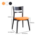 Industrial Home Open Back Chair Matte Finish Wood Dining Chair Clearhalo 'Dining Chairs' 'Dining Tables & Seating' 'dining_chair' 'furn' 'furn_dining_chair' 'Furniture' 'Kitchen & Dining Furniture' 5786259