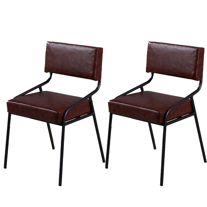 20.47 "brede industriële stijl enkele bankstoel vaste rug armloze stoel