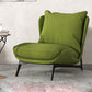 Industrial Style 26.77" Wide Pillow Back Armless Lounge Chair Army Green 1 Piece Clearhalo 'Accent Chairs' 'accent_chairs' 'Chairs & Seating' 'furn' 'furn_accent_chairs' 'Furniture' 'Living Room Furniture' 5786283
