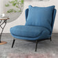 Industrial Style 26.77" Wide Pillow Back Armless Lounge Chair Royal Blue 1 Piece Clearhalo 'Accent Chairs' 'accent_chairs' 'Chairs & Seating' 'furn' 'furn_accent_chairs' 'Furniture' 'Living Room Furniture' 5786290