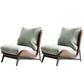 Industrial Style 26.77" Wide Pillow Back Armless Lounge Chair Brown Green 2 Piece Set Clearhalo 'Accent Chairs' 'accent_chairs' 'Chairs & Seating' 'furn' 'furn_accent_chairs' 'Furniture' 'Living Room Furniture' 5786296