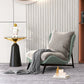 Industrial Style 26.77" Wide Pillow Back Armless Lounge Chair Green Grey 1 Piece Clearhalo 'Accent Chairs' 'accent_chairs' 'Chairs & Seating' 'furn' 'furn_accent_chairs' 'Furniture' 'Living Room Furniture' 5786298