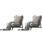 Industrial Style 26.77" Wide Pillow Back Armless Lounge Chair Green Grey 2 Piece Set Clearhalo 'Accent Chairs' 'accent_chairs' 'Chairs & Seating' 'furn' 'furn_accent_chairs' 'Furniture' 'Living Room Furniture' 5786299