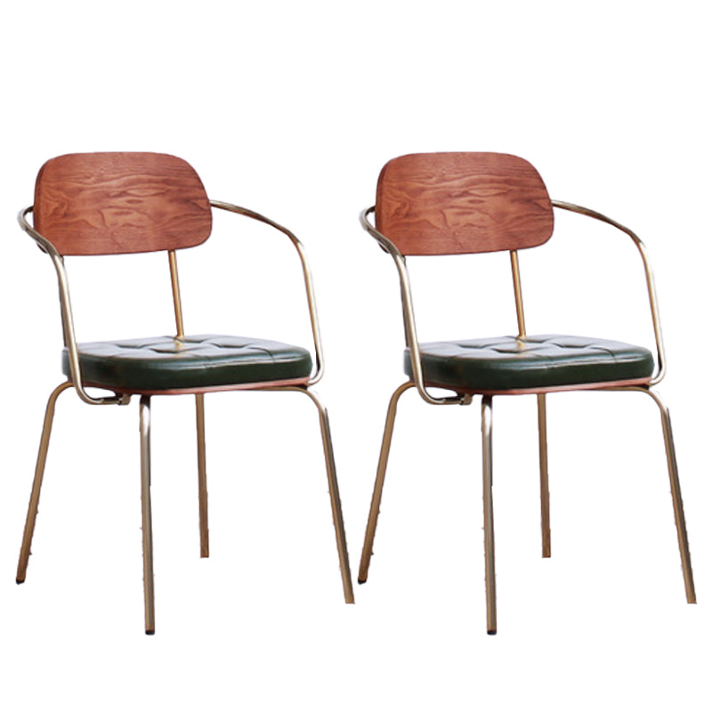 21.85" Wide Industrial Style Single Sofa Chair Basic Four Leg Fixed Back Arm Chair Green 2 Piece Set Sloped Arms Clearhalo 'Accent Chairs' 'accent_chairs' 'Chairs & Seating' 'furn' 'furn_accent_chairs' 'Furniture' 'Living Room Furniture' 5786316