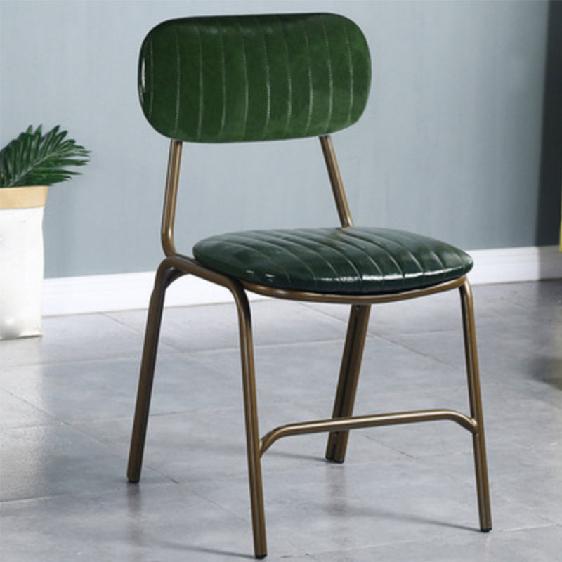 19.69 "brede industriële stijl Single Sofa Chair Fixed Back Basic Basic Four Legs Armless Chair