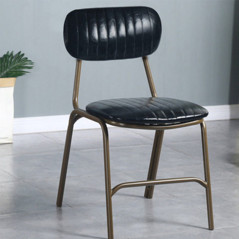 19.69 "brede industriële stijl Single Sofa Chair Fixed Back Basic Basic Four Legs Armless Chair