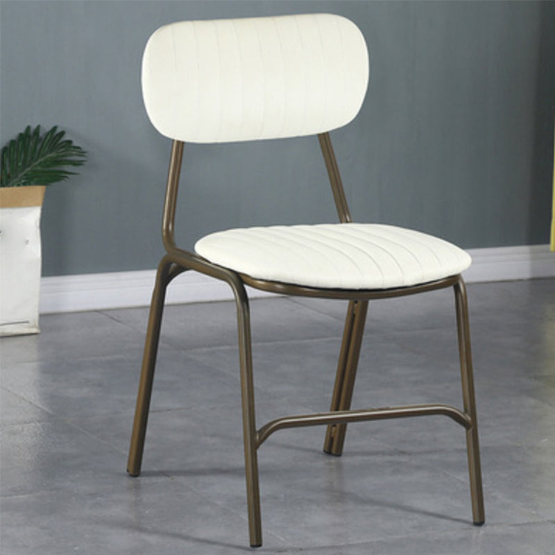 19.69 "brede industriële stijl Single Sofa Chair Fixed Back Basic Basic Four Legs Armless Chair