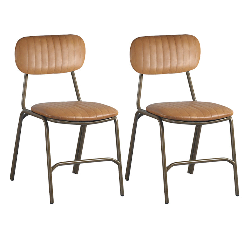 19.69 "brede industriële stijl Single Sofa Chair Fixed Back Basic Basic Four Legs Armless Chair