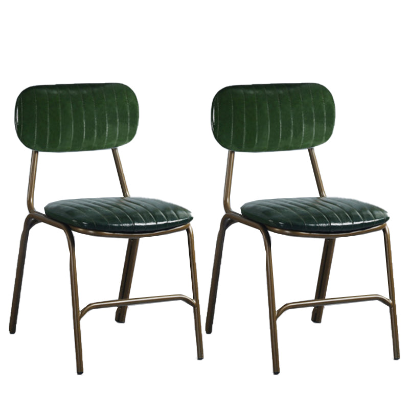 19.69 "brede industriële stijl Single Sofa Chair Fixed Back Basic Basic Four Legs Armless Chair