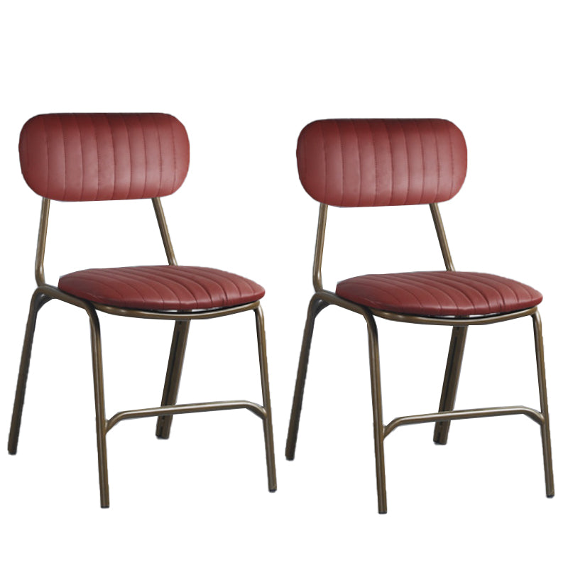 19.69 "brede industriële stijl Single Sofa Chair Fixed Back Basic Basic Four Legs Armless Chair