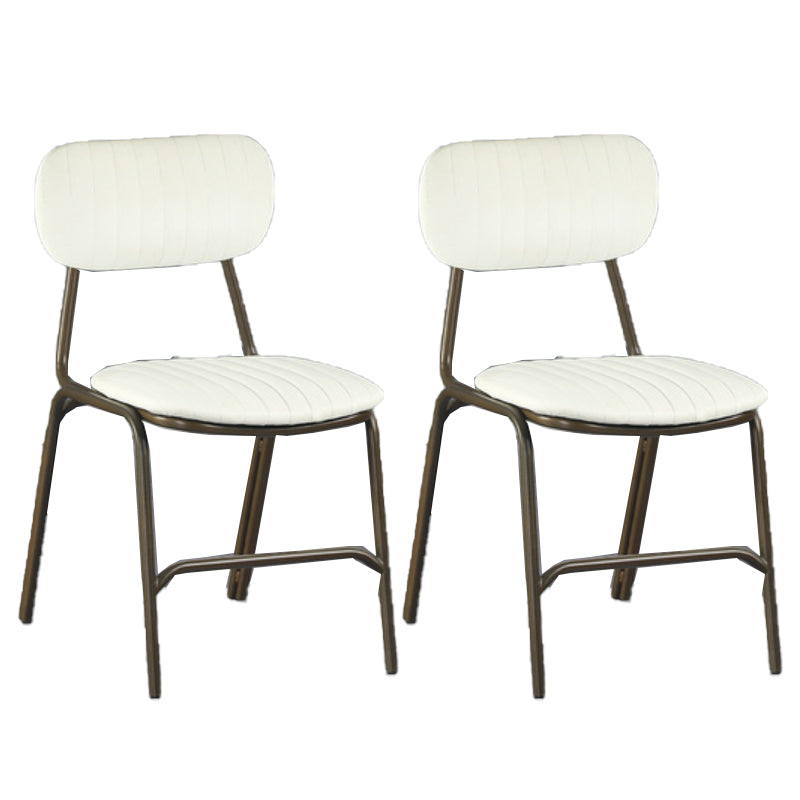 19.69 "brede industriële stijl Single Sofa Chair Fixed Back Basic Basic Four Legs Armless Chair